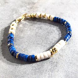 Bali Temples bracelet Bahia howlite bleu