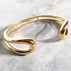 Trois Petits Points bracelet Serpentine laiton dor�