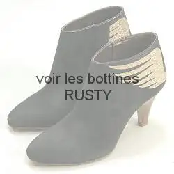 Patricia Blanchet boots Rusty soldes