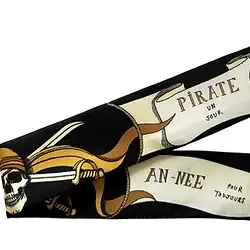 Annee bandeau de soie Pirate made in France