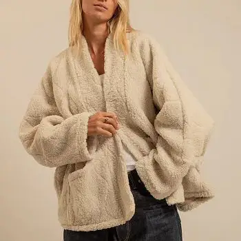 Aokyanos kimono Chicago Sherpa creme