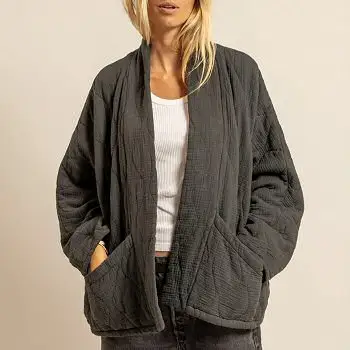 Aokyanos kimono Chicago gris anthracite