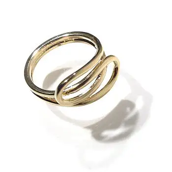 Bali Temples bague Volute Double