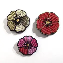 Bali Temples broche Coquelicot Poppy