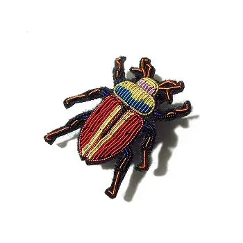 Bali Temples broche Scarabee rainbow