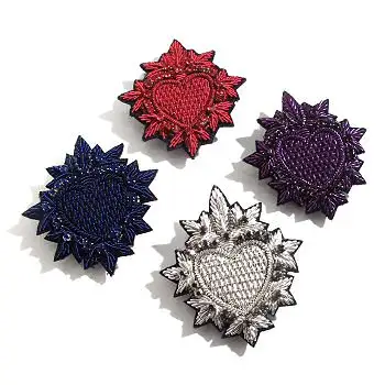 Bali Temples broche Flaming Heart