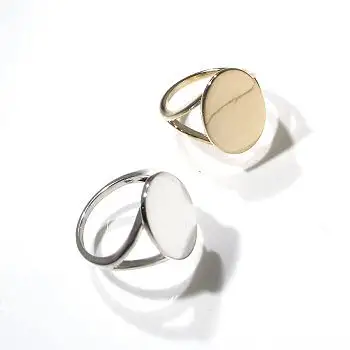 Bali Temples bague Chevaliere Oval