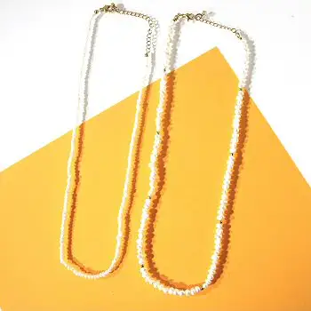 Bali Temples collier Beads perles Nacre