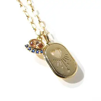 Bali Temples collier Coeur Radiant