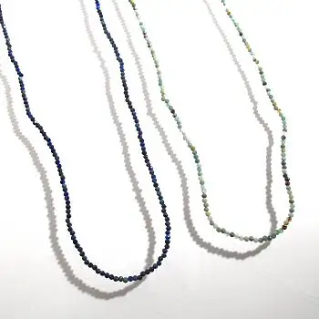 Bali Temples collier Beads Mini perles Deep Blue