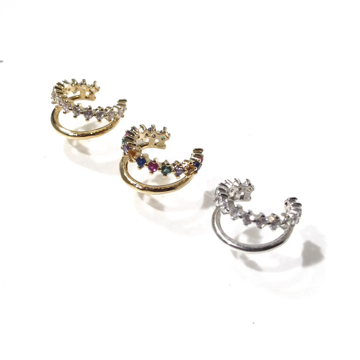 Bali Temples earcuff Duo strass