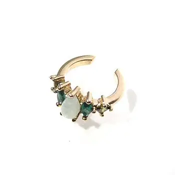 Bali Temples earcuff Marquise Quintet