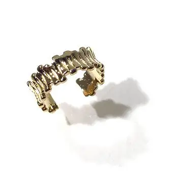 Bali Temples earcuff Wood