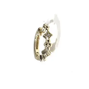 Bali Temples huggie 10 baroque gold strass