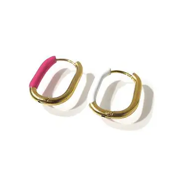 Bali Temples huggie Oval slim color