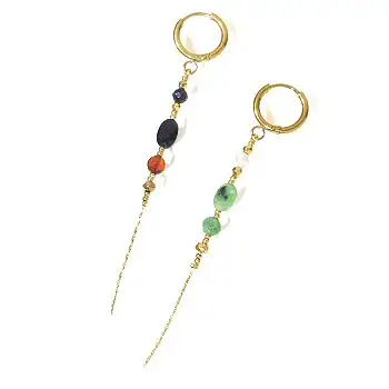 Bali Temples huggie Salome pendantes