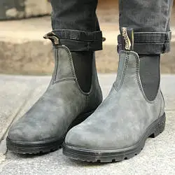 Blundstone Chelsea boots gris rustic black 587
