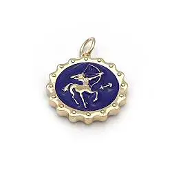 Carre Y charm medaille Zodiac - Sagittaire
