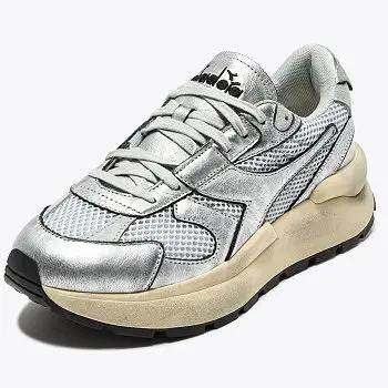 Diadora heritage basket Mercury Elite argent silver