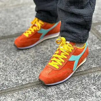 Diadora baskets Rally S orange koi