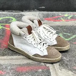 Elia Maurizi baskets Callie vintage moumoute