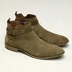 Elia Maurizi low boots daim sable
