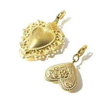 Fancy Palas charm Coracao Coeur