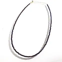 Hermina collier perles Purple