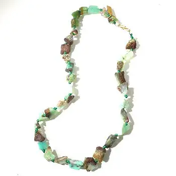 Hermina collier Apple Green chrysoprase