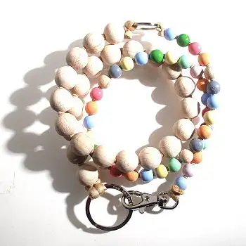 Ina Seifart bandouliere Beads Asymetrique pastel mix