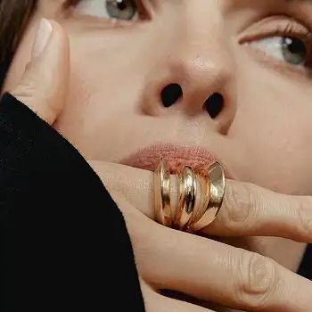 Jeannette bague Izia triple