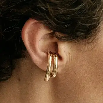 Jeannette earcuff Double Racine