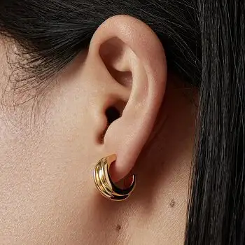 Jenny Bird Lennon creoles mini hoops