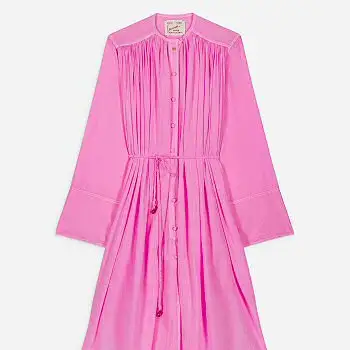 Laurence Bras robe Cigarlong fluo pink