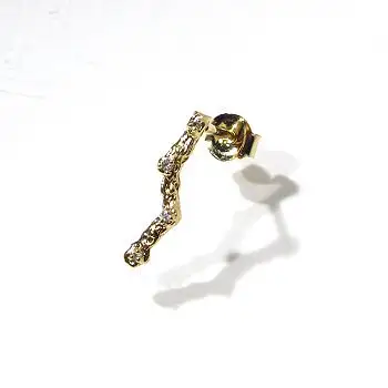 Louise Hendricks boucle solo Jade gold strass