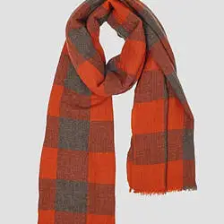 Lovat and green winter scarves