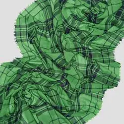 Lovat and green winter scarves