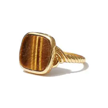 Mimi et Toi bague Delphine Jaspe brown