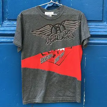 Mirco Gaspari t-shirt vintage ucycling rouge gris