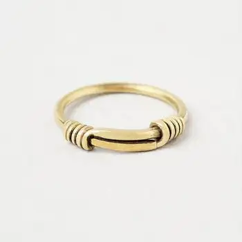 Ombre Claire bague Gibraltar coulisse bronze