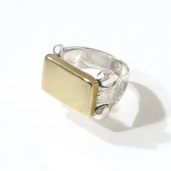 Ombre Claire bague bronze argent Lucien