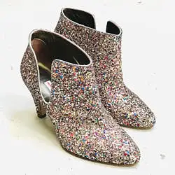 Patricia Blanchet boots Fifty-Five glitter rainbow