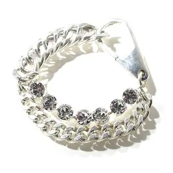 Perrine Taverniti bracelet Alma strass silver