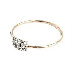 Sansoeurs bague Wife ring or 18k diamants