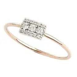 Sansoeurs bague Wife ring or 18k diamants