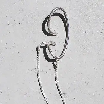 Saskia Diez ReblDiez Chained earcuff argent 925