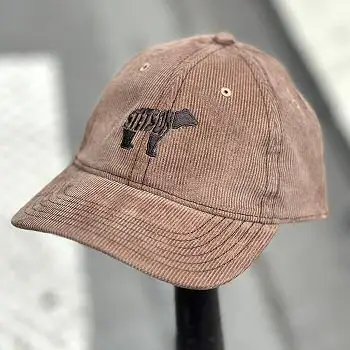 Stetson casquette Baseball cap velours choco broderie Bear Ours