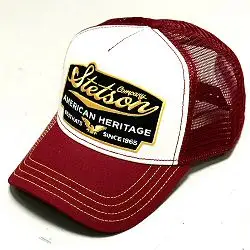 Stetson casquette Trucker cap Heritage bordeaux