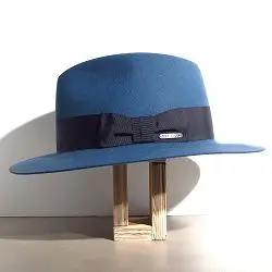 Stetson chapeau Iona bleu feutre de poil furfelt