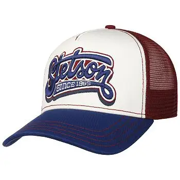 Stetson casquette Trucker cap Lettering bordeaux bleu